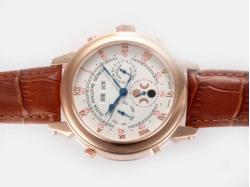 Patek Philippe Astronomical Celestial Double Dial Rose Gold Case with White Dial