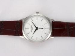 Patek Philippe Calatrava Manual Winding with White Dial