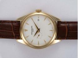 Patek Philippe Classic Automatic Gold Case with White Dial