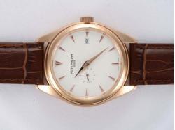 Patek Philippe Classic Automatic Rose Gold Case with White Dial