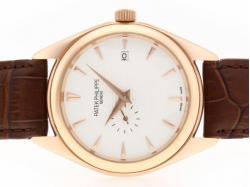 Patek Philippe Classic Automatic Rose Gold Case with White Dial