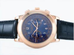 Patek Philippe Classic Chronograph Automatic Rose Gold Case with Blue Dial