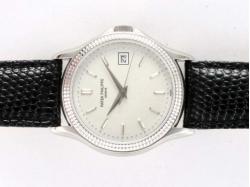 Patek Philippe Classic Swiss ETA 2836 Movement with White Dial