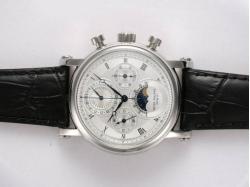 Patek Philippe Grande Complication Lemania Movement Moonphase with White Dial--New Model