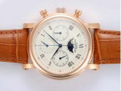 Patek Philippe Grande Complication Lemania Movement Rose Gold Casing with White Dial New Model