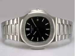 Patek Philippe Nautilus Jumbo MBW Automatic with Black Dial Same Chassis As Swiss ETA Version-High Quality