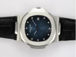 Patek Philippe Nautilus Jumbo MBW Swiss ETA 2824 Movement Diamond Marking with Blue Dial-Deployment Buckle