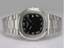 Patek Philippe Nautilus Jumbo MBW Swiss ETA 2824 Movement with Black Dial