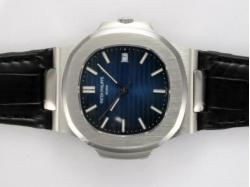 Patek Philippe Nautilus Jumbo MBW Swiss ETA 2824 Movement with Blue Dial-Deployment Buckle