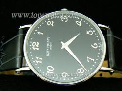 Patek Philippe PP-050 PP 040 QUARTZ BLACK LEATHER