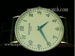 Patek Philippe PP-051 PP 040 QUARTZ WHITE LEATHER