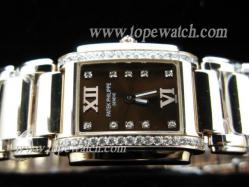 Patek Philippe PP-067 045 QUARTZ GOLD CASING BROWN/FACE