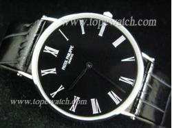 Patek Philippe PP-074 STAINLESS STEEL CASE BLACK ROMAN