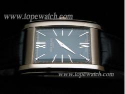 Patek Philippe PP-099 ROSE GOLD CASE BLACK DIAL QUARTZ