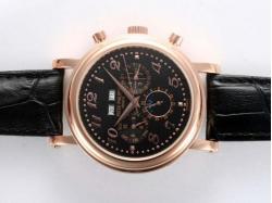 Patek Philippe Perpetual Calendar Automatic Gold Case with Black Dial