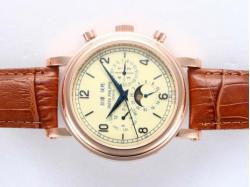 Patek Philippe Perpetual Calendar Automatic Rose Gold Case with Beige Dial