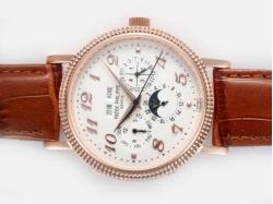 Patek Philippe Perpetual Calendar Automatic Rose Gold Case with White Dial