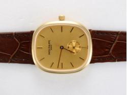 Patek Philippe Ref.3738 Manual Winding with Yellow Dial Gold Casing