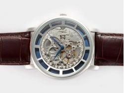 Patek Philippe Skeleton Movement With Silver Casing