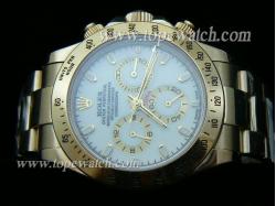 RL06009 ROLEX DAYTONA ALL GOLD ASIAN SWISS 7750 WHITE