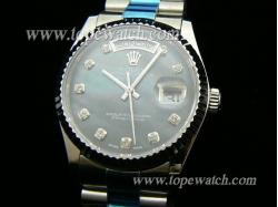 RL07002 ROLEX KING DAY-DATE SS SWISS ETA 2836-2 GREY