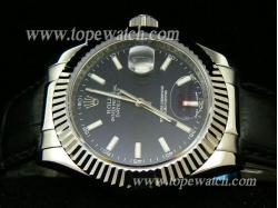 ROLEX DATEJUST GENTS LEATHER JL-01G