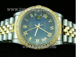 ROLEX Datejust Gents Blue Dial Roman Markers