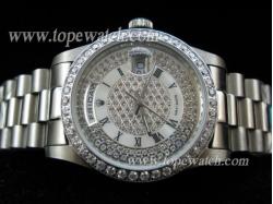 ROLEX GENT KING FULL DIAMOND+DIAMOND BEZEL