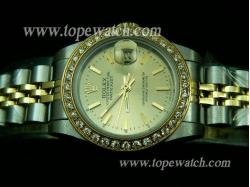 ROLEX JUBILEE 2 TONE + DIAMOND LADY GOLD