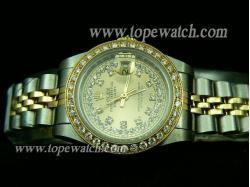 ROLEX JUBILEE 2 TONE + DIAMOND LADY GOLD DOUBLE DIAMOND