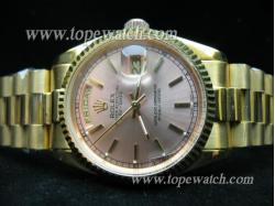 ROLEX K-AG25G KING OYSTER PERPETUAL DAY-DATE GOLD AUTO