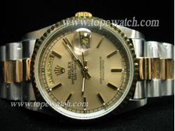 ROLEX K-TT49G KING OYSTER PERPETUAL DAY-DATE TT AUTO GOLD