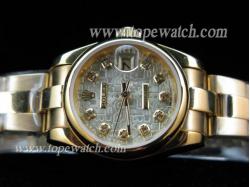 ROLEX OYSTER KING ALL GOLD LADY COMPUTER GOLD/DIAMOND