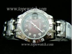 ROLEX PM-33L PEARL MASTER LADIES OYSTER PERPETUAL RED