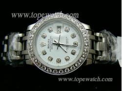 ROLEX PM-AD06L PEARL MASTER LADIES OYSTER PERPETUAL WHITE