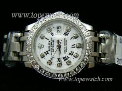 ROLEX PM-AD20L PEARL MASTER LADIES OYSTER PERPETUAL WHITE