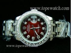 ROLEX PM-AD33L PEARL MASTER LADIES OYSTER PERPETUAL RED