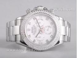 Rolex Daytona Chronograph Asia Valjoux 7750 Movement With Diamond Bezel and Marking-New Version