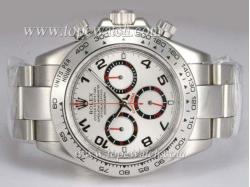 Rolex Daytona Chronograph Asia  Valjoux 7750 Movement with Silver Dial