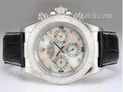 Rolex Daytona Chronograph Automatic Diamond Bezel with Shell Dial