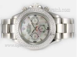 Rolex Daytona Chronograph Automatic Diamond Marking and Bezel with MOP Dial