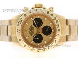 Rolex Daytona Chronograph Automatic Full Gold with Golden Dial