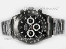 Rolex Daytona Chronograph Automatic Full PVD with Black Dial