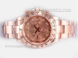 Rolex Daytona Chronograph Automatic Full Rose Gold with Champagne Dial