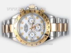 Rolex Daytona Chronograph Automatic Two Tone Diamond Marking with MOP Dial