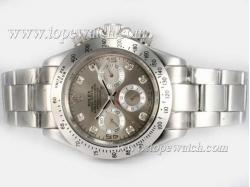 Rolex Daytona Chronograph Automatic with Gray Dial-Diamond marking