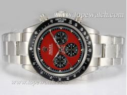 Rolex Daytona Cosmograph Chronograph Automatic Red Dial with Black Bezel-Vintage Edition