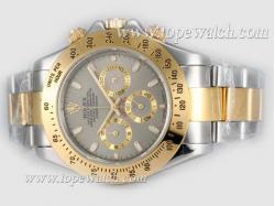 Rolex Daytona Working Chronograph Two Tone with Gray Dial