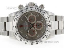 Rolex Daytona Working Chronograph with Gray Dial-Diamond Markers