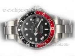 Rolex GMT-Master II Automatic With Red / Black Bezel-Updated Version Bi-directional Bezel